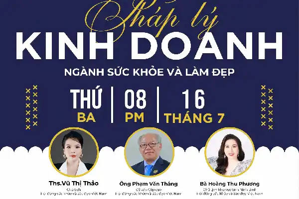 Khóa đào tạo: Pháp lý Kinh doanh ngành làm đẹp và sức khỏe