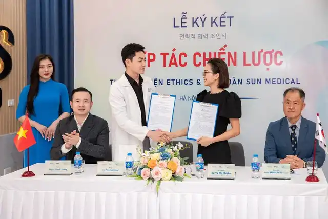 Thẩm mỹ viện Ethics ký kết hợp tác chiến lược với tập đoàn Sun Medical - Ảnh 1.